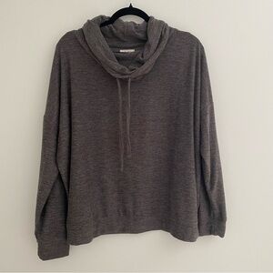 Maurices Women's Size XXL Gray Cowl Neck Long Sleeves Pull Over Sweater